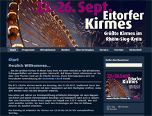 Tablet Screenshot of eitorfer-kirmes.de